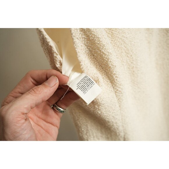 Moschino Pearl Collar Sleeveless Dress Beige New with Tags - Picture 10 of 10